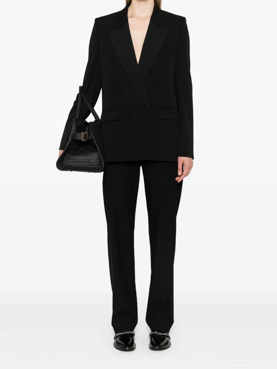 Cheap blazer Women double-breasted twill McCartney Stella 0718